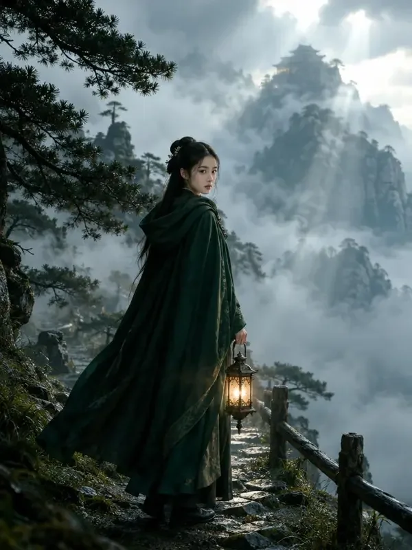 《守山人的女儿》古装题材短剧竖版封面